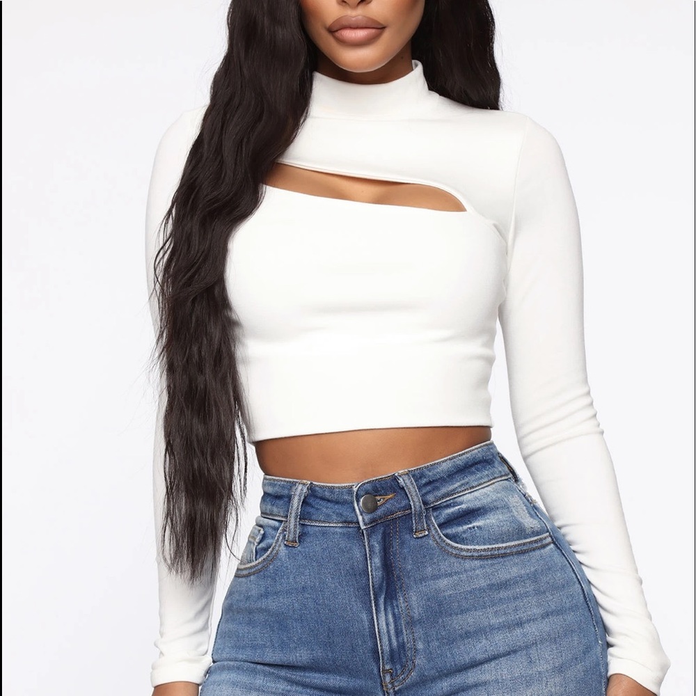 White turtleneck